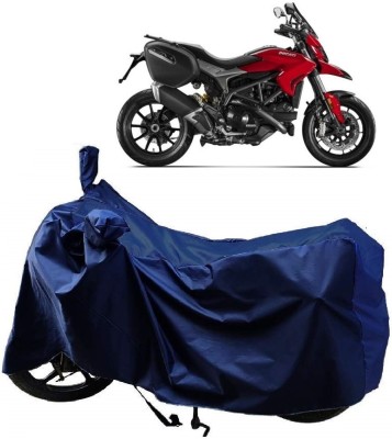 AutoFave Two Wheeler Cover for Ducati(Hyperstrada, Blue)