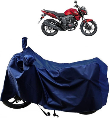 Autoprime Two Wheeler Cover for Honda(Trigger, Blue)