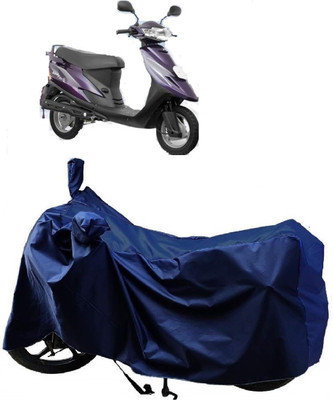 ANTOFY Two Wheeler Cover for TVS(Teenz, Blue)