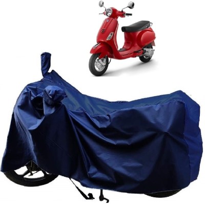 AutoKick Two Wheeler Cover for Piaggio(Vespa, Blue)