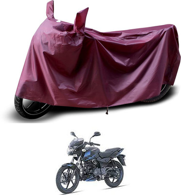 KEDIT Two Wheeler Cover for Bajaj(Pulsar 150 DTS-i, Maroon)