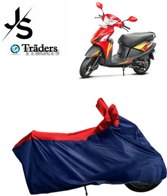 JSTraders Two Wheeler Cover for Hero(Pleasure, Blue, Red)