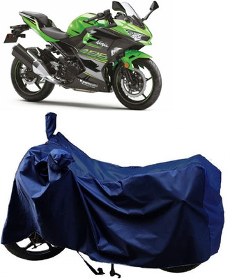 ANTOFY Two Wheeler Cover for Kawasaki(Ninja 400, Blue)