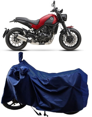AutoFave Two Wheeler Cover for Benelli(Leoncino, Blue)