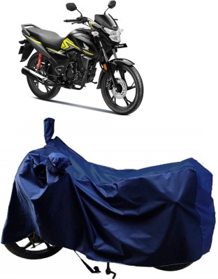 Autoprime Two Wheeler Cover for Honda(CB Shine SP, Blue)