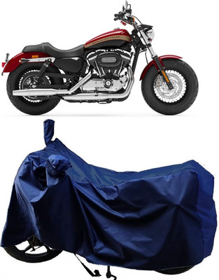 ANTOFY Two Wheeler Cover for Harley Davidson(XL 1200, Blue)