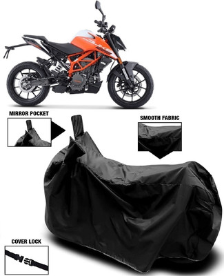 ANTOFY Two Wheeler Cover for KTM(125 Duke BS6, Black)