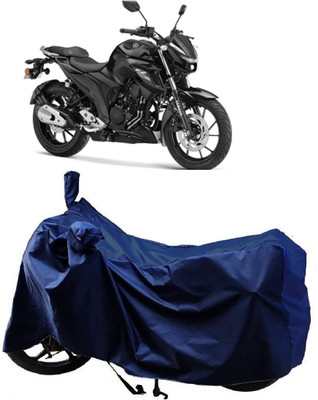AutoFave Two Wheeler Cover for Yamaha(FZ25, Blue)
