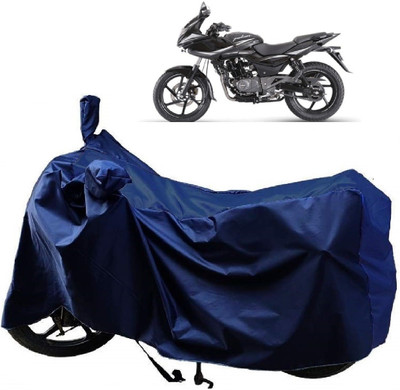 ANTOFY Two Wheeler Cover for Bajaj(Pulsar 220F, Blue)