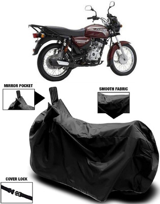 AutoFave Two Wheeler Cover for Bajaj(Boxer, Black)