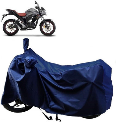 ANTOFY Two Wheeler Cover for Suzuki(Gixxer Special Edition, Blue)