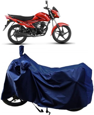 AutoKick Two Wheeler Cover for Suzuki(Hayate, Blue)