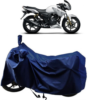 ANTOFY Two Wheeler Cover for TVS(Apache RTR 180, Blue)