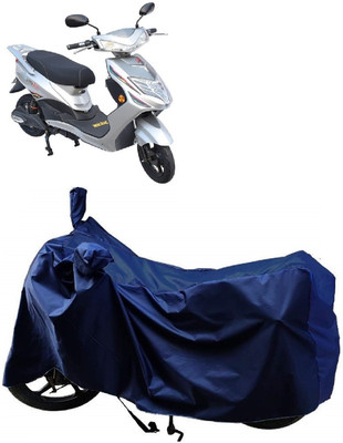 AutoFave Two Wheeler Cover for Avon(E Lite, Blue)