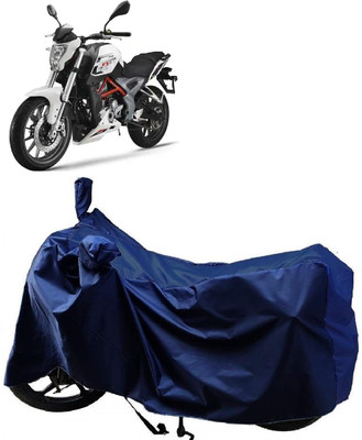 AutoFave Two Wheeler Cover for DSK Benelli(TNT 25, Blue)