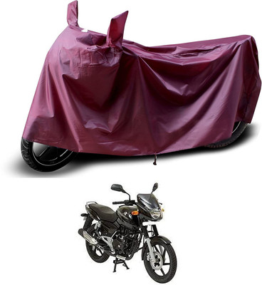 KEDIT Two Wheeler Cover for Bajaj(Pulsar 180 DTS-i, Maroon)