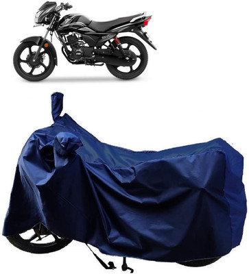 ANTOFY Two Wheeler Cover for TVS(Victor BS6, Blue)