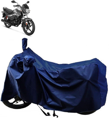 ANTOFY Two Wheeler Cover for Hero(Passion Pro i3S, Blue)