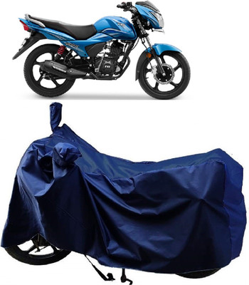 AutoFave Two Wheeler Cover for TVS(Victor, Blue)