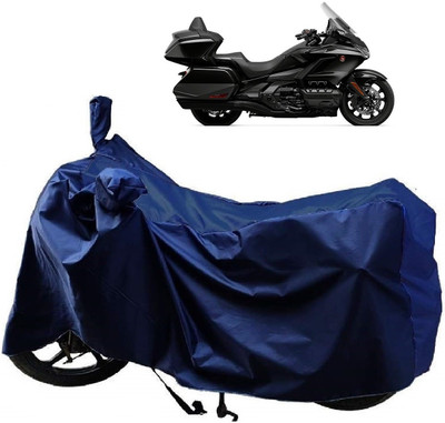 Autoprime Two Wheeler Cover for Honda(Gold Wing, Blue)