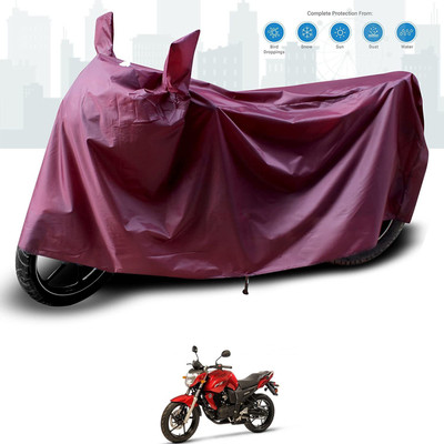 KEDIT Two Wheeler Cover for Yamaha(FZ-S FI, Maroon)