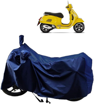 Autoprime Two Wheeler Cover for Vespa(GTS Super 125 BS6, Blue)