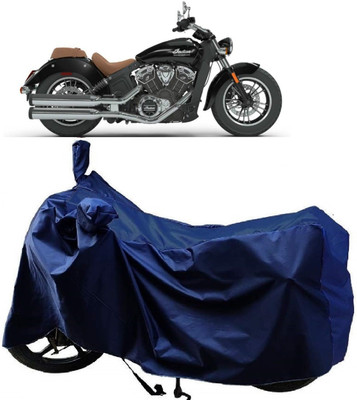 AutoKick Two Wheeler Cover for Indian(Scout, Blue)