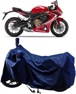 AutoFave Two Wheeler Cover for Honda(CBR500R, Blue)