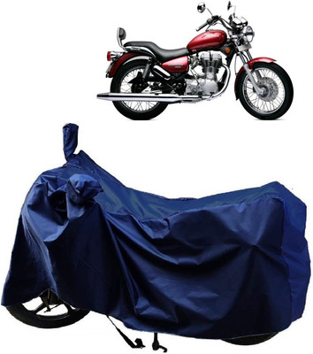 AutoFave Two Wheeler Cover for Royal Enfield(Twin spark, Blue)