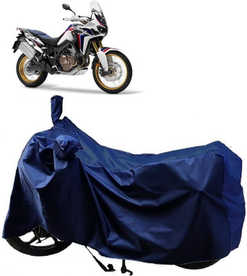AutoFave Two Wheeler Cover for Honda(CRF1000L Africa Twin, Blue)