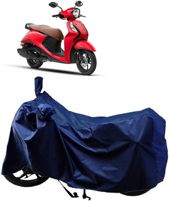 Autoprime Two Wheeler Cover for Yamaha(Fascino 125 BS6, Blue)