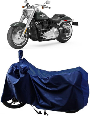 Autoprime Two Wheeler Cover for Harley Davidson(Fat Boy, Blue)