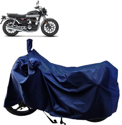 Mdstar Two Wheeler Cover for Honda(Hness CB350, Blue)