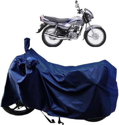AutoKick Two Wheeler Cover for TVS(Victor Edge, Blue)