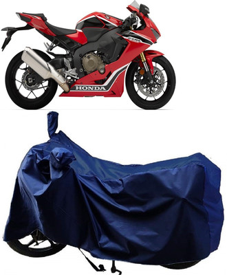 AutoFave Two Wheeler Cover for Honda(CBR300R, Blue)