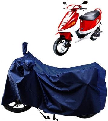 AutoKick Two Wheeler Cover for Kinetic(Zing, Blue)
