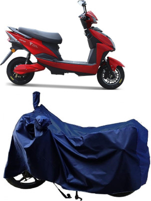 Autoprime Two Wheeler Cover for Techo Electra(Raptor BS6, Blue)