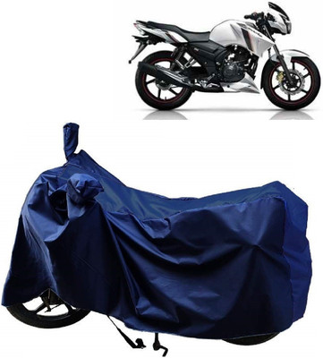 ANTOFY Two Wheeler Cover for TVS(Apache 150, Blue)