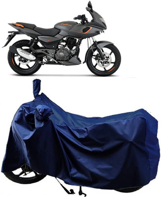 ANTOFY Two Wheeler Cover for Bajaj(Pulsar 180F, Blue)