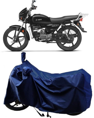 Autoprime Two Wheeler Cover for Hero(MotoCorp Splendor Plus, Blue)