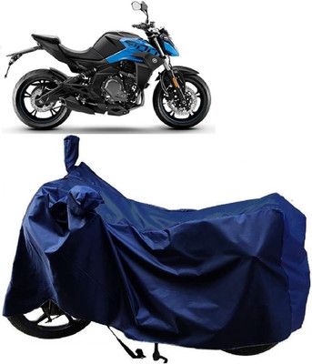 AutoFave Two Wheeler Cover for CFMoto(400NK, Blue)