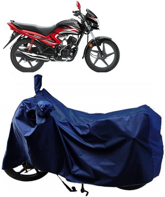 Mdstar Waterproof Two Wheeler Cover for Honda(Dream Yuga, Blue)
