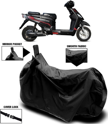 AutoFave Two Wheeler Cover for Hero(Electric, Black)