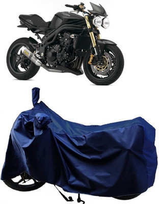 Autoprime Two Wheeler Cover for Triumph(Speed Triple ABS, Blue)