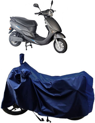 AutoFave Two Wheeler Cover for Avon(E Star, Blue)