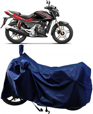 AutoFave Two Wheeler Cover for Honda(CBZ Extreme, Blue)