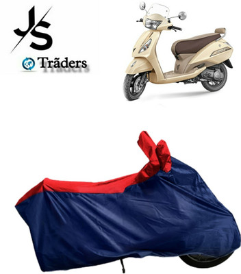 JSTraders Two Wheeler Cover for TVS(Jupiter 125, Blue, Red)