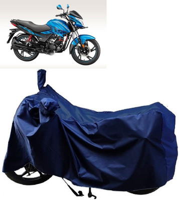 ANTOFY Two Wheeler Cover for Hero(Glamour Programmed FI BS6, Blue)