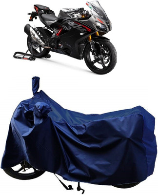 ANTOFY Two Wheeler Cover for TVS(Apache RR 310, Blue)