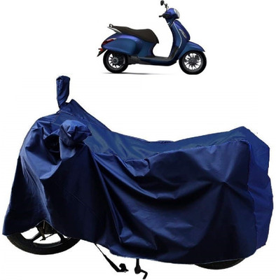 ANTOFY Two Wheeler Cover for Bajaj(Fusion, Blue)